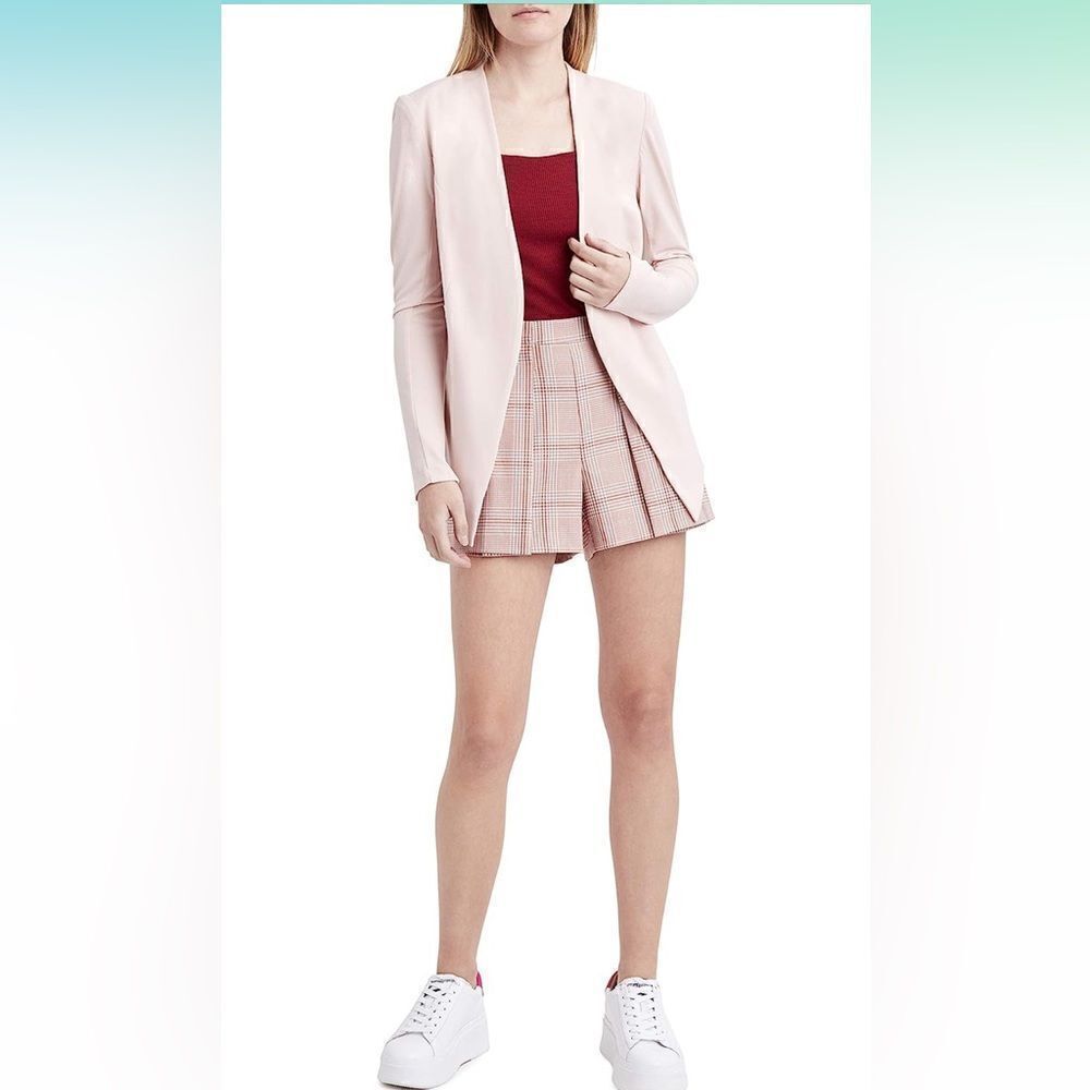 BCBGeneration Women's Tuxedo Blazer Jacket, color is Rose Smoke, size M